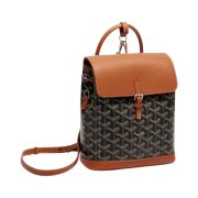 Goyard Alpin Mini Backpack Black Tan