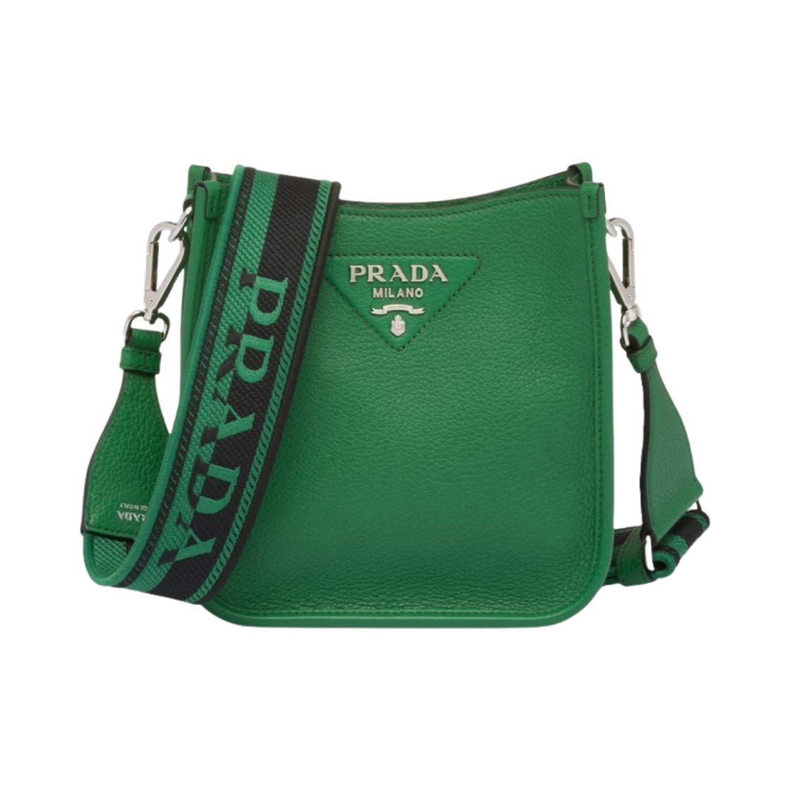 1BH191-2DKV-F0YFM Prada Leather Mini Shoulder Bag Green