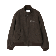 Garden express Tweed Harrington Wool Jacket brown