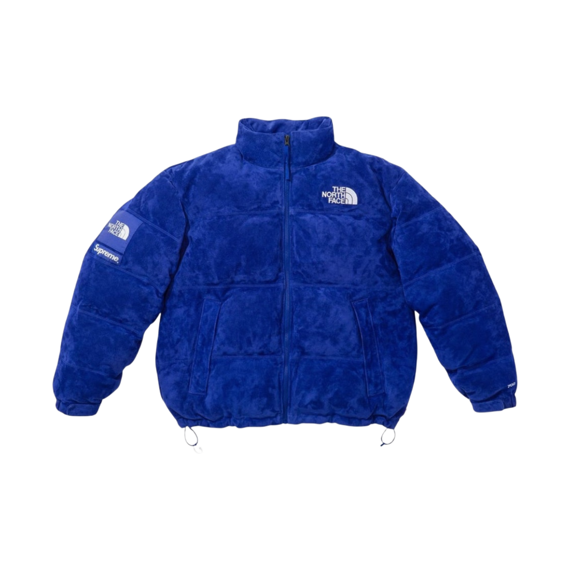 슈프림 x 노스페이스 스웨이드 눕시 자켓 블루 - 23FW(Supreme x The North Face Suede Nuptse Jacket Blue - 23FW)