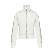 (W) Adidas Premium Brushed Velvet Track Top Off White - KR Sizing
