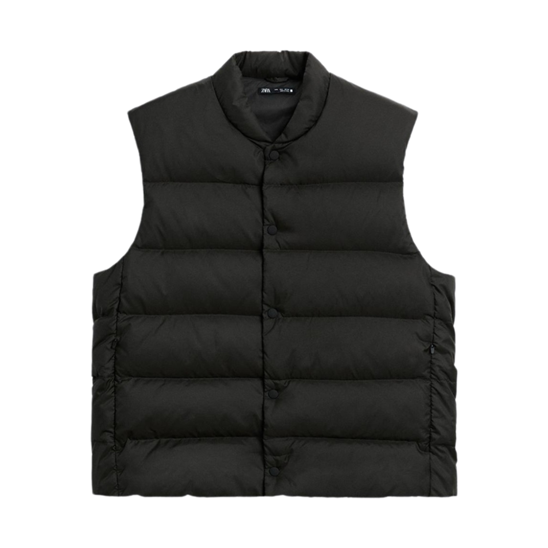 0155/480/505 Zara 100% Feather Padded Vest Khaki