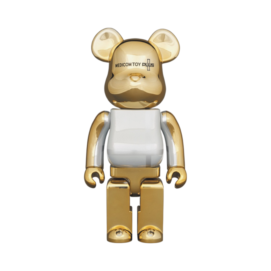 베어브릭 메디콤 토이 플러스 골드 크롬 버전 100% & 400% 세트(Bearbrick Medicom Toy Plus Gold Chrome Ver. 100% & 400% Set) - 2