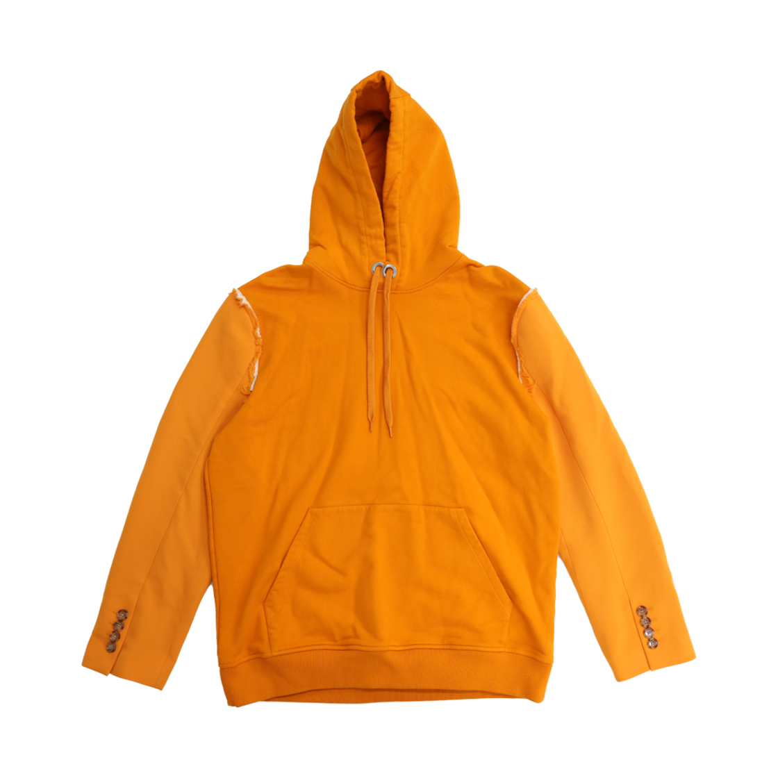 ITOJFIIFVHM6 Burberry Hooded Sweatshirt in Deep Orange Cotton and Polyurethane