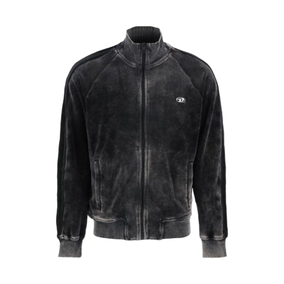 디젤 S-라밴드 펠파 트랙 자켓 블랙(Diesel S-Raband Felpa Track Jacket Black) - 1