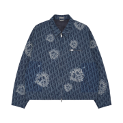 Dior x Denim Tears Dior Tears Zipped Blouson Blue Cotton Denim
