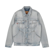Diesel D Riley Regular Fit Trucker Jacket Light Blue