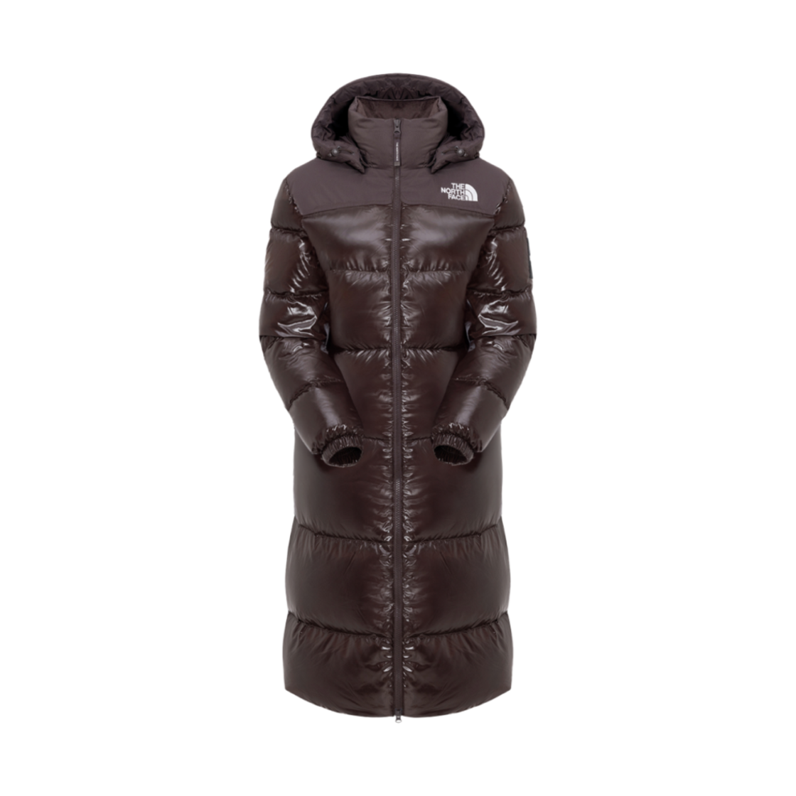 NJ1DQ90K (W) The North Face Novelty Nuptse Down RDS Coat Brown
