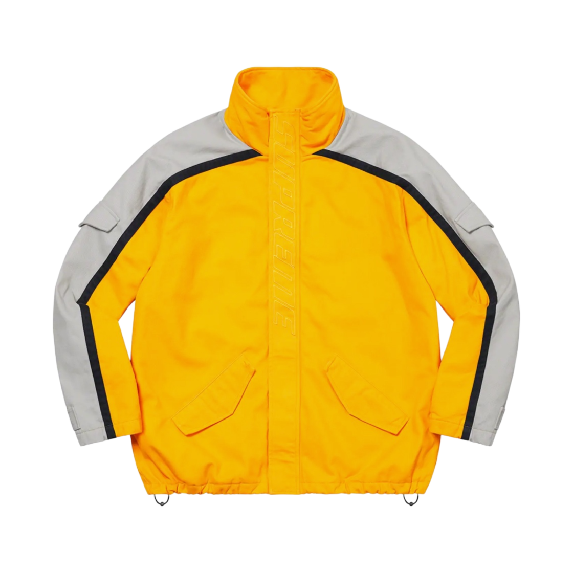 슈프림 브러쉬드 트윌 집 자켓 옐로우 - 22FW(Supreme Brushed Twill Zip Jacket Yellow - 22FW) - 2