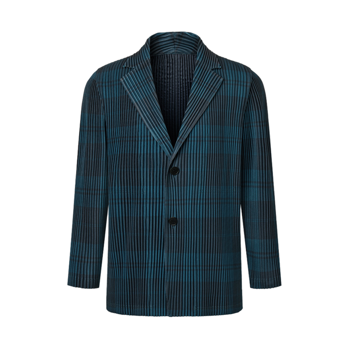 MJA2CDG Monplisse Men Tailored Pleats Check Jacket Dark Green