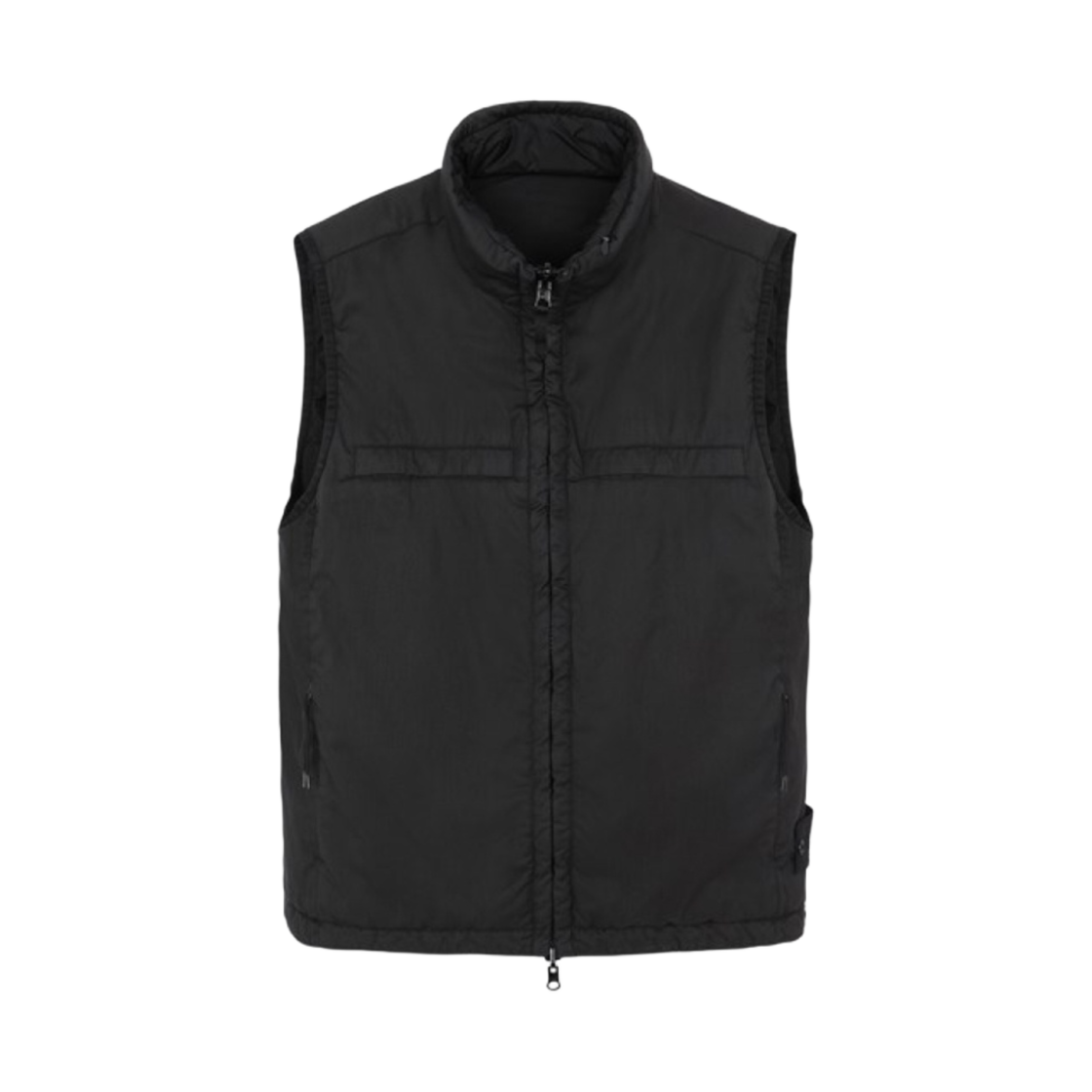스톤 아일랜드 G05F1 고스트 피스 스트레치 울 나일론 리버시블 베스트 블랙 - 21SS(Stone Island G05F1 Ghost Piece Stretch Wool Nylon Reversible Vest Black - 21SS) - 2