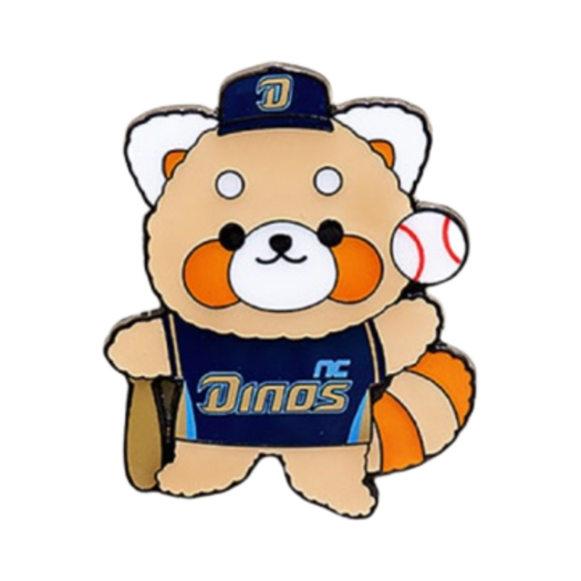 Lessey & Friends x KBO The Strongest Lessey Metal Badge NC Dinos