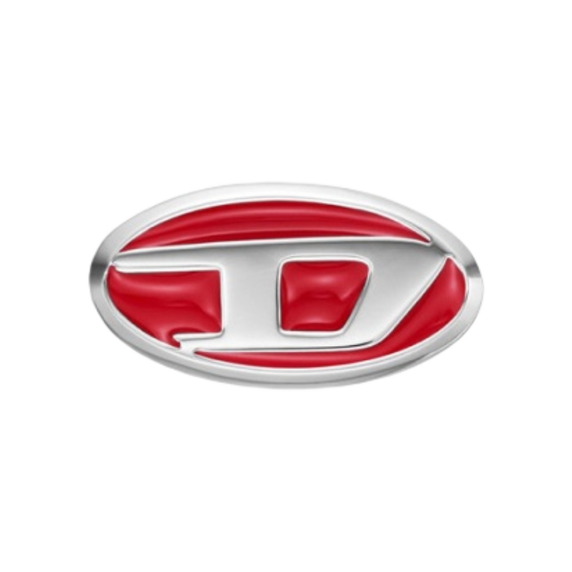 디젤 Dx1443 에나멜 스테인리스 스틸 싱글 스터드 이어링 레드(Diesel Dx1443 Enamel and Stainless Steel Single Stud Earring Red)