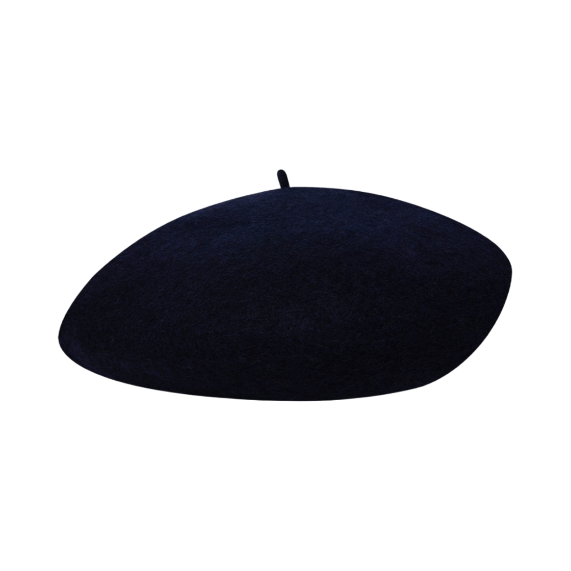 마리떼 프랑소와 저버 서클 로고 자수 울 베레모 블랙(Marithe Francois Girbaud Circle Logo Embroidery Wool Beret Black) - 2