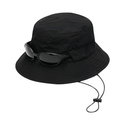 Matin Kim☆MATIN STITCH SAFARI BUCKET HAT MATIN STITCH SAFARI BUCKET HAT IN CHARCOAL - MATINKIM