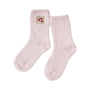 Kapital 56 Cookie Embroidered Socks Pink