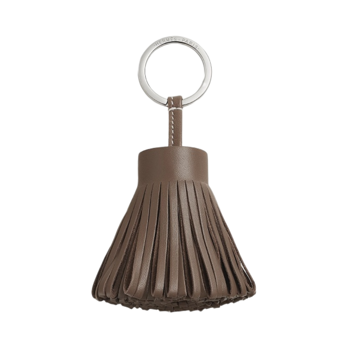 H077894CJ18 Hermes Carmen Keychain Milo & Etoupe