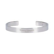Maison Margiela Engraving Logo Bangle Bracelet Silver