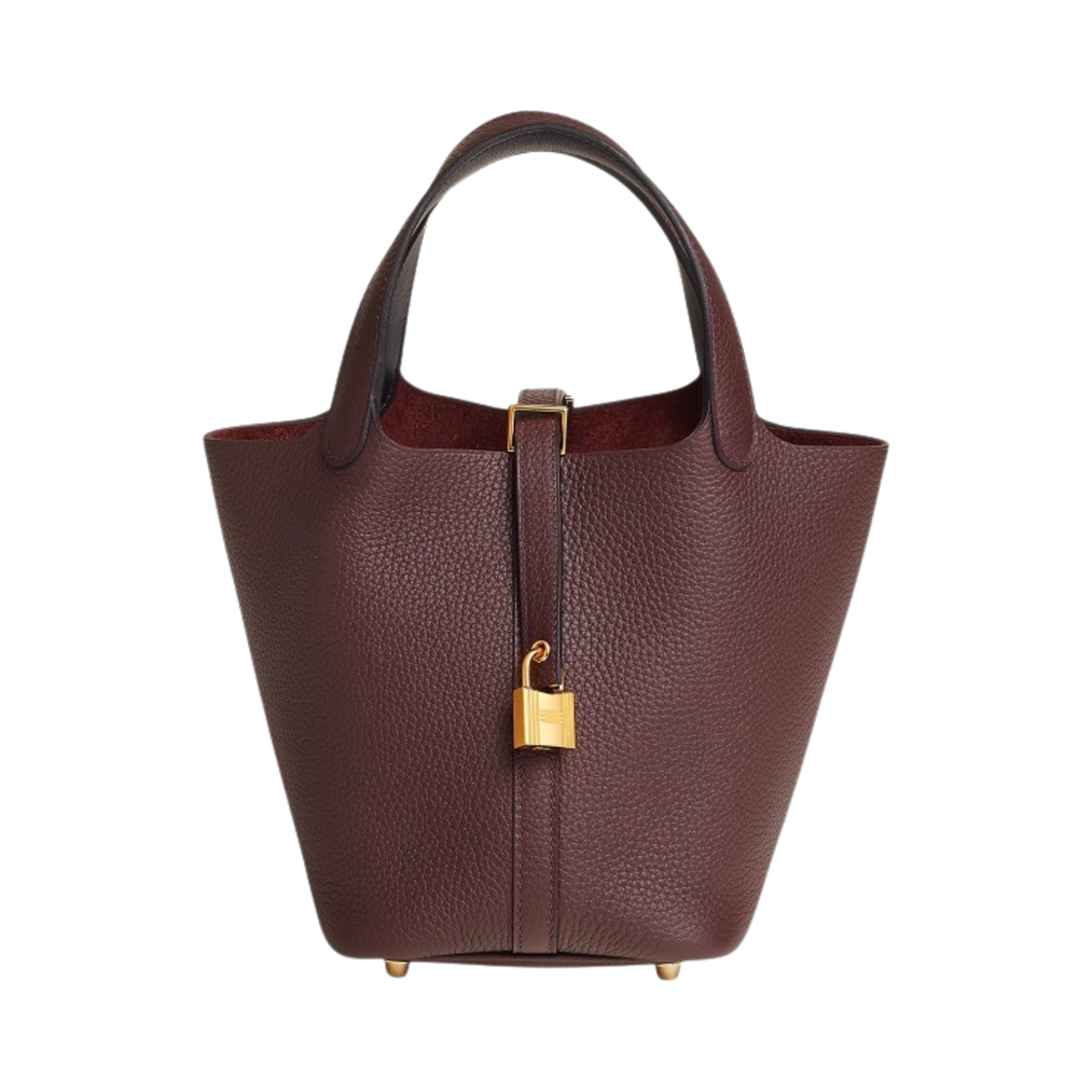 H069560CCBK Hermes Picotin Lock 18 Bag Clemence Swift & Gold Rouge Sellier Caban - 대표 이미지 #1