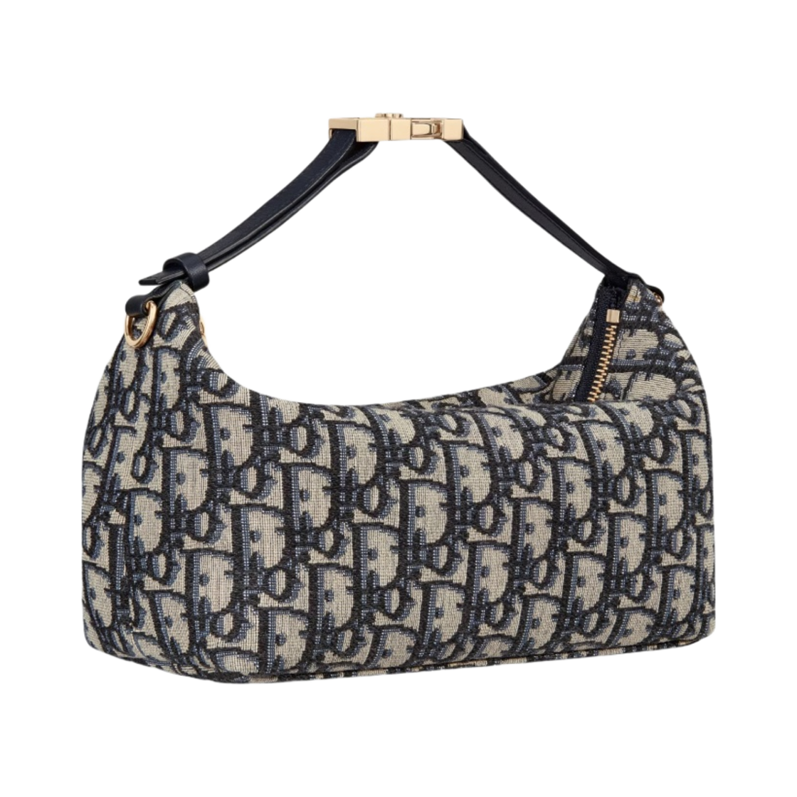 디올 미디움 트래블 노마드 파우치 블루 디올 오블리크 자카드(Dior Medium Travel Nomad Pouch Blue Dior Oblique Jacquard) - 2