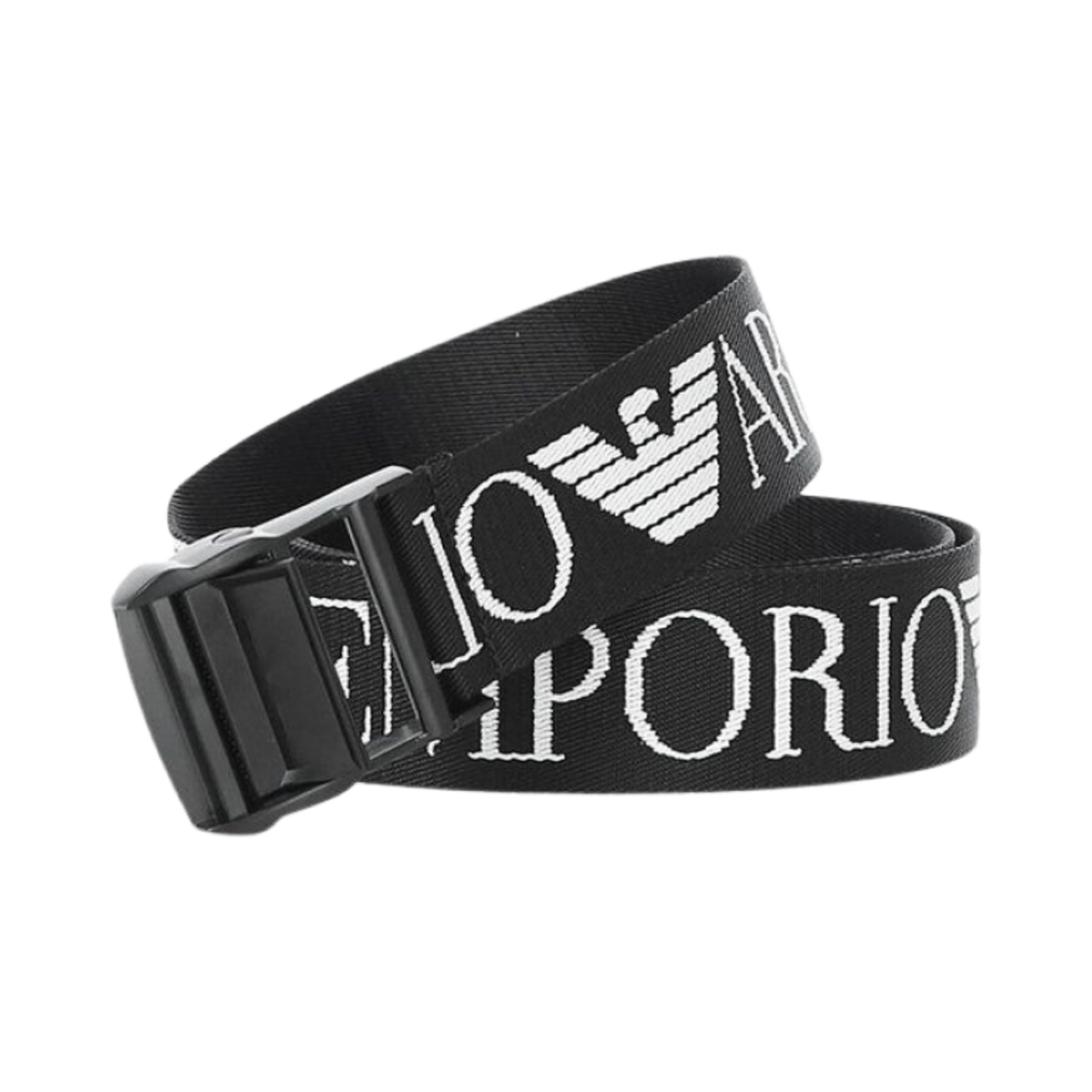 2450692F90502021 Emporio Armani EA7 Train Allover Belt Black