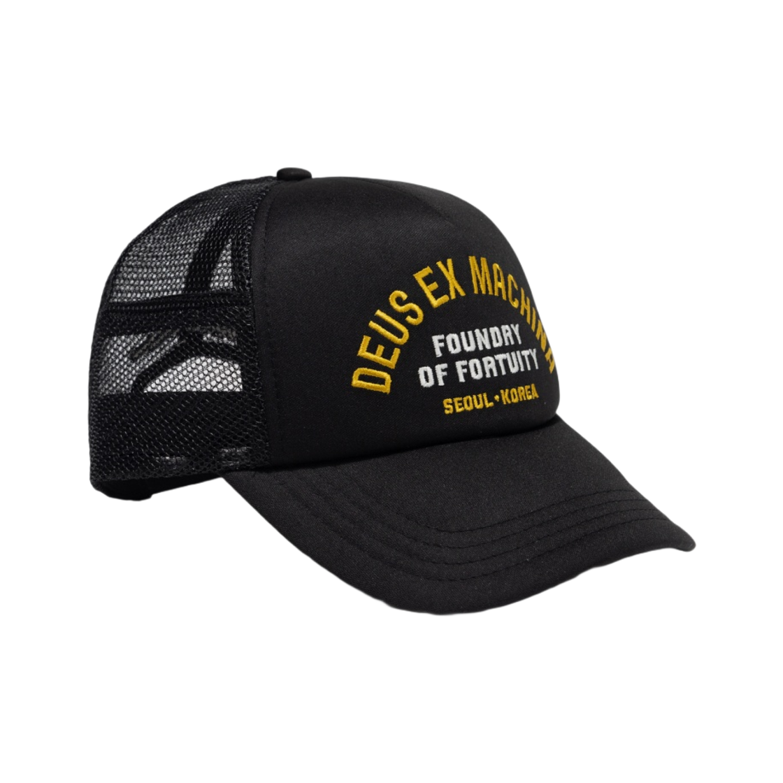 데우스 엑스 마키나 포튜이티 트러커 캡 블랙(Deus Ex Machina Fortuity Trucker Cap Black)
