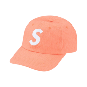 Supreme Cordura Ripstop S Logo 6-Panel Coral - 23SS
