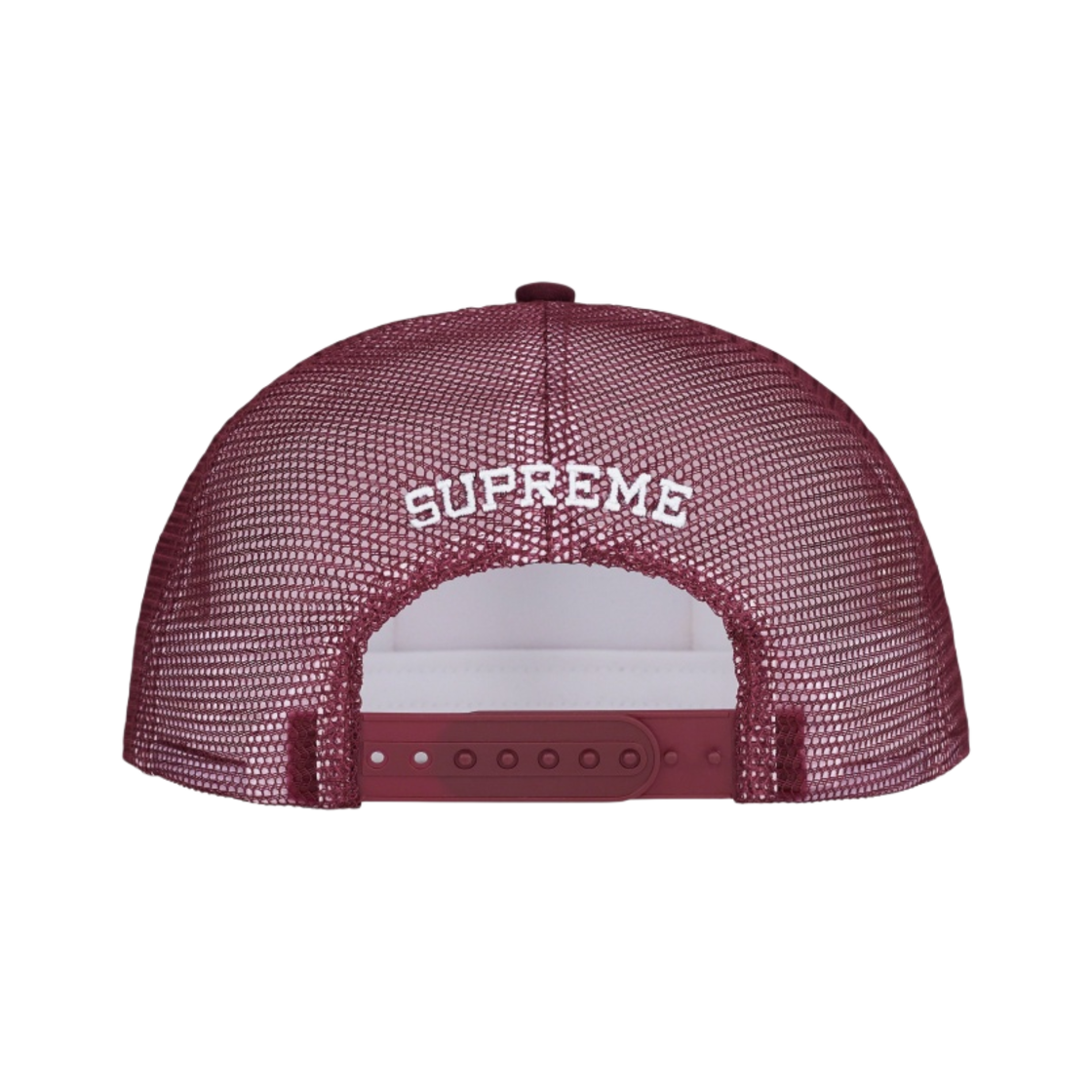 슈프림 네임 플레이트 메쉬 백 5-패널 캡 마룬 - 23SS(Supreme Name Plate Mesh Back 5-Panel Maroon - 23SS) - 2