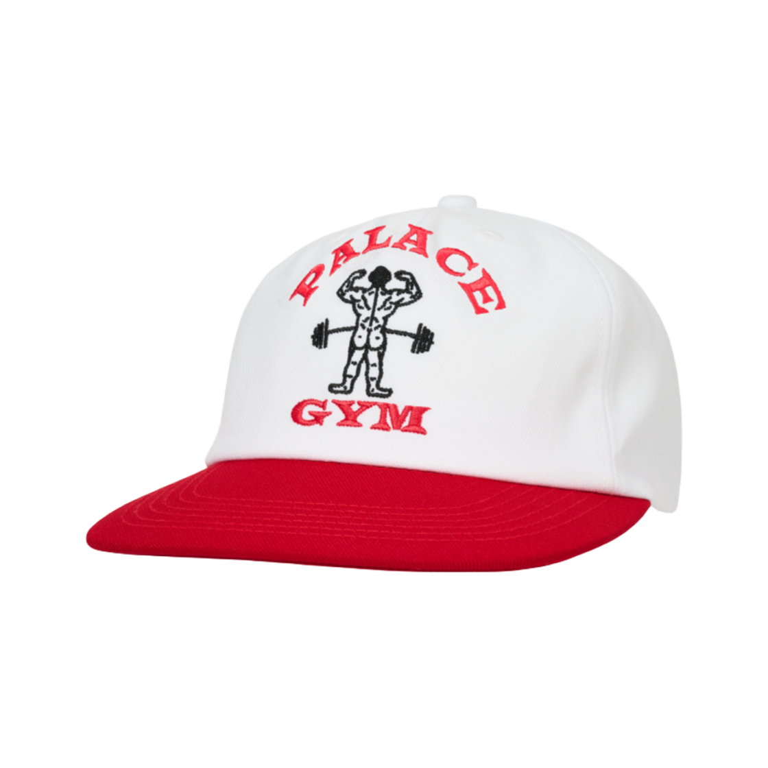- Palace Stronger For Longer Snapback White Red - 25SS