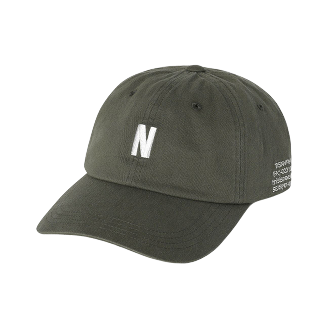 TN243WHWBC07OLV thisisneverthat N Logo Cap Olive