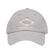 Mischief Rhombus Cotton Ball Cap Light Grey