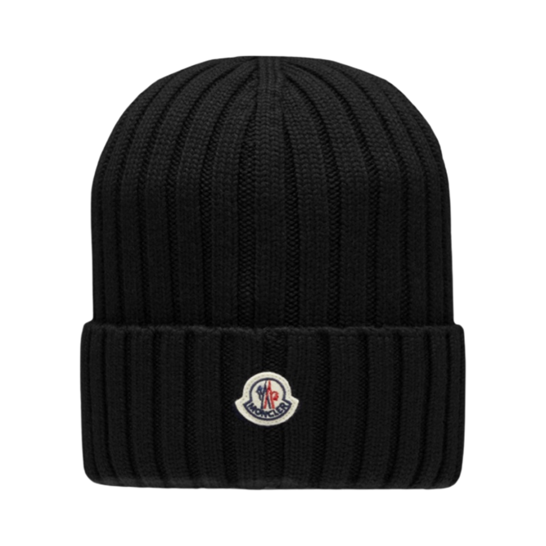 몽클레르 울 비니 블랙 - 24FW(Moncler Wool Beanie Black - 24FW)