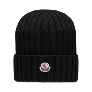 Moncler Wool Beanie Black - 24FW