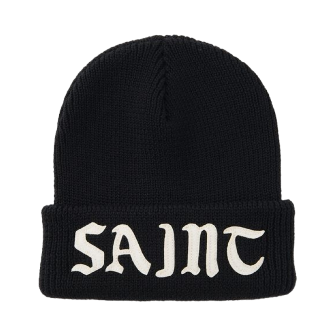 YS1-0000-081 Saint Mxxxxxx Saint Knit Cap Black - 24AW