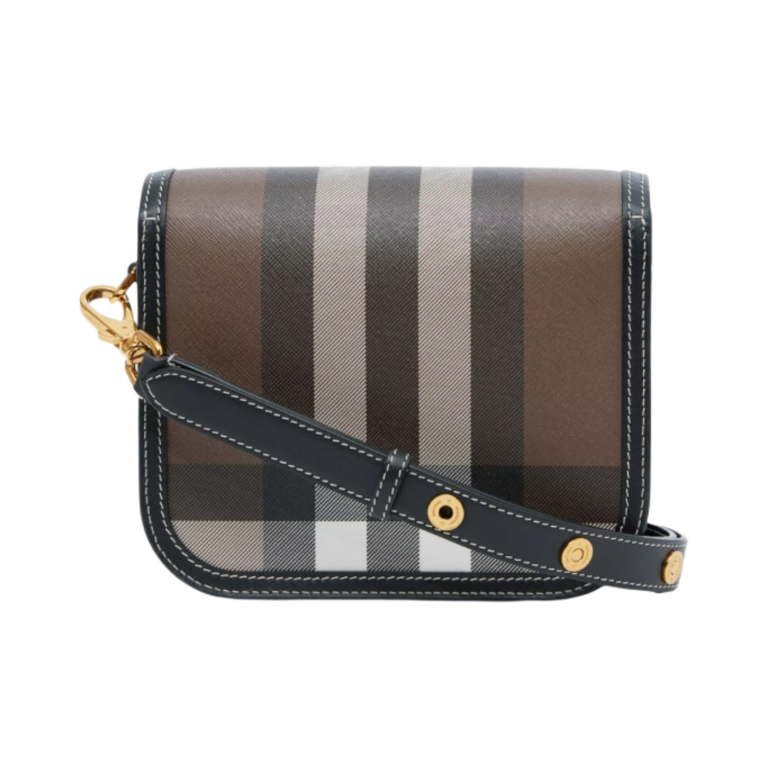 버버리 체크 레더 스몰 엘리자베스 백 브라운(Burberry Check and Leather Small Elizabeth Bag Brown) - 2