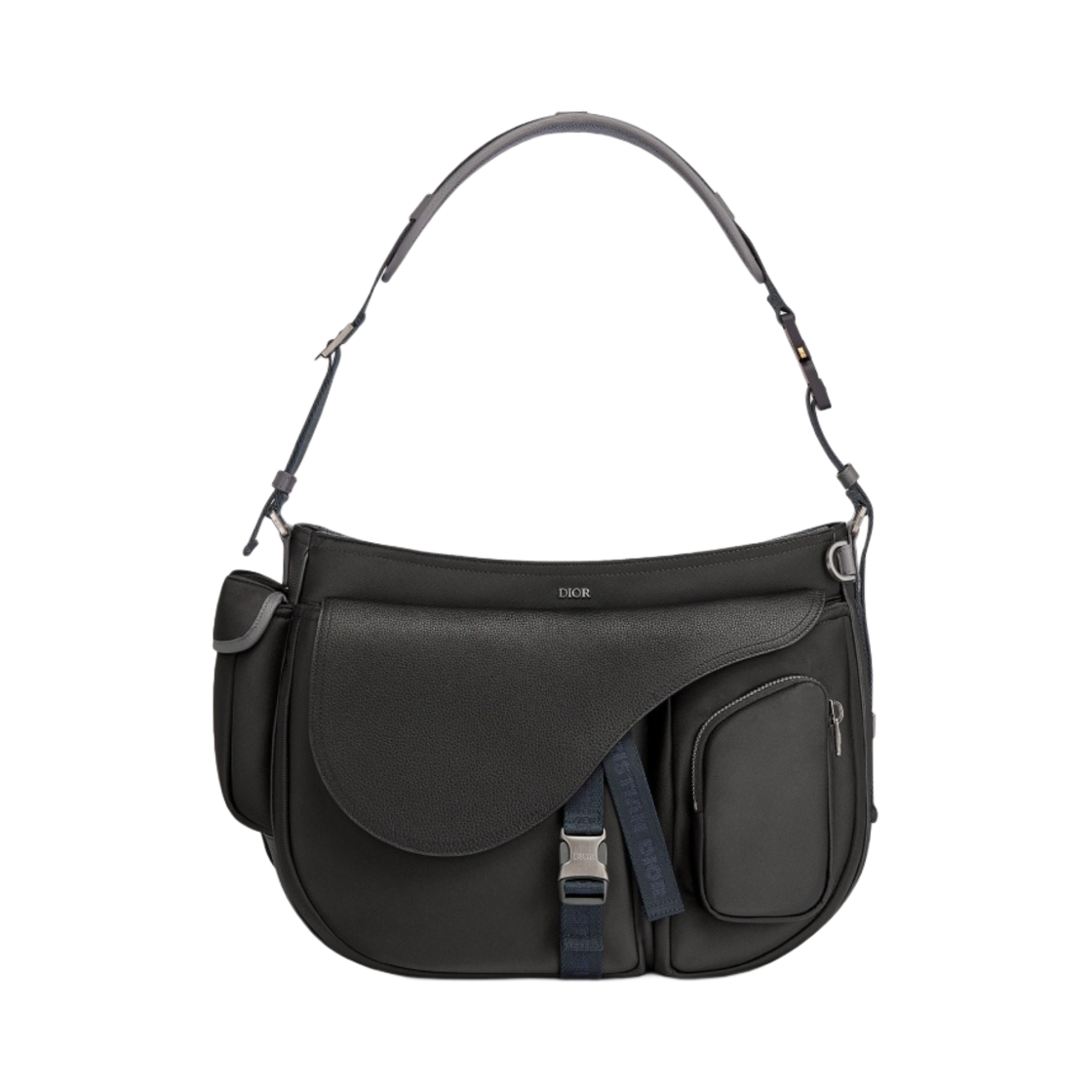 디올 x 사카이 새들 소프트백 블랙(Dior x Sacai Saddle Soft Bag Black) - 3
