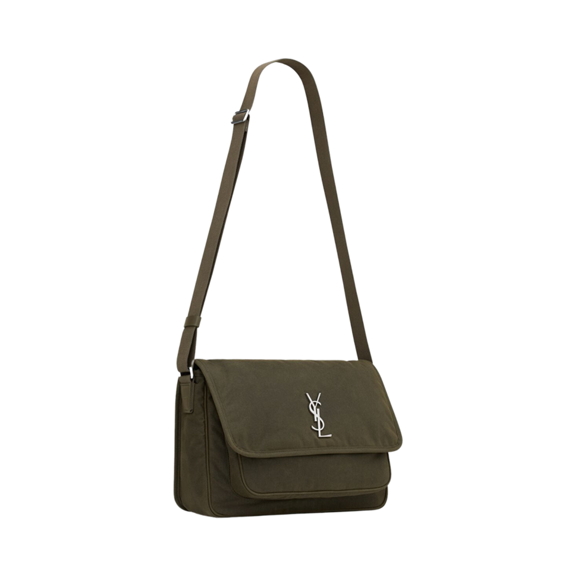 생로랑 니키 메신저 캔버스 카키 폰세(Saint Laurent Niki Messenger In Canvas Kaki Fonce) - 3