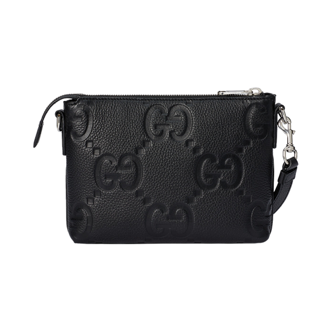 구찌 점보 GG 미디움 메신저 백 블랙 레더(Gucci Jumbo GG Medium Messenger Bag Black Leather) - 3