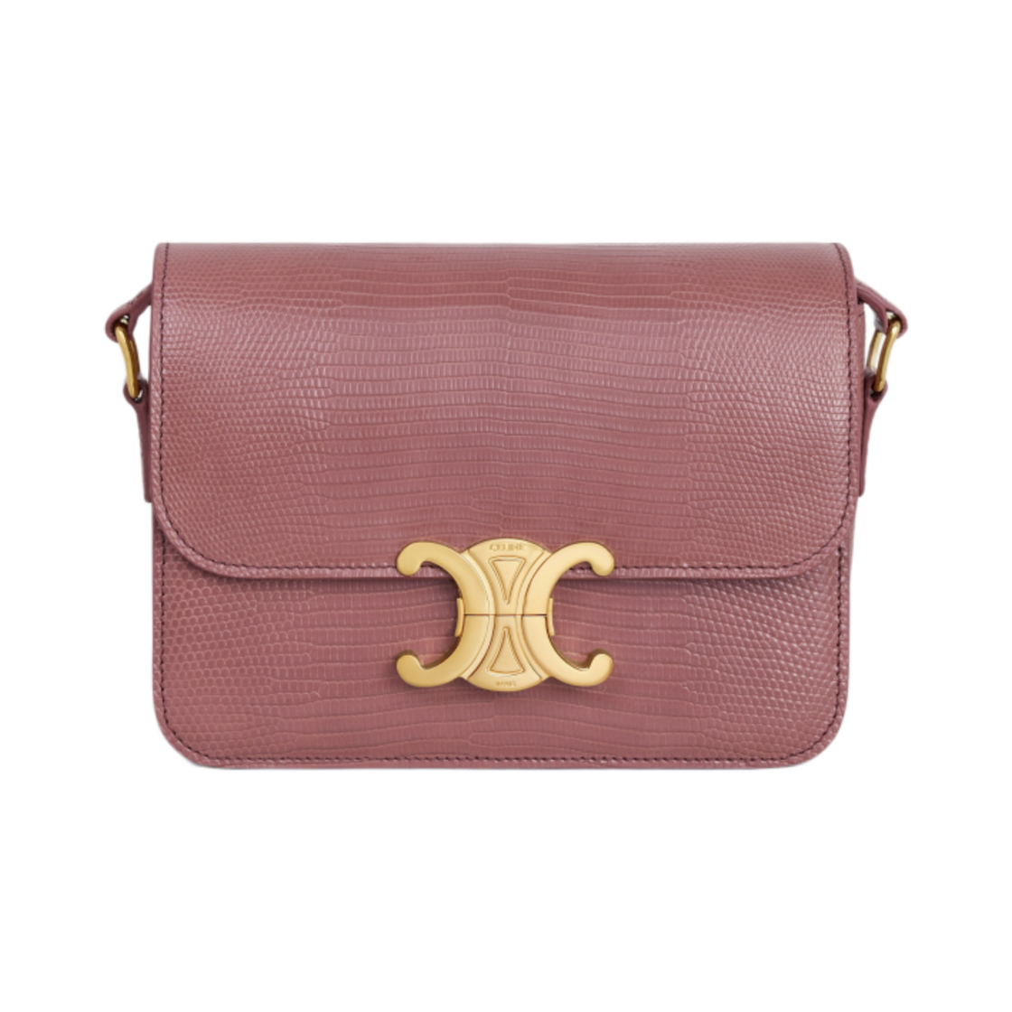 셀린느 틴 트리옹프 백 리자드 빈티지 로즈(Celine Teen Triomphe Bag in Lizard Vintage Rose) - 1