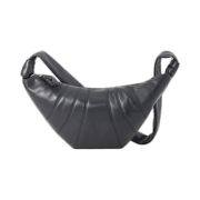 Lemaire Small Croissant Bag Soft Nappa Leather Asphalt