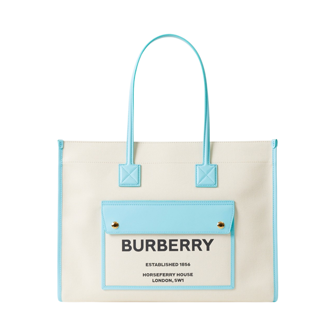8070579 Burberry Medium Freya Tote Natural