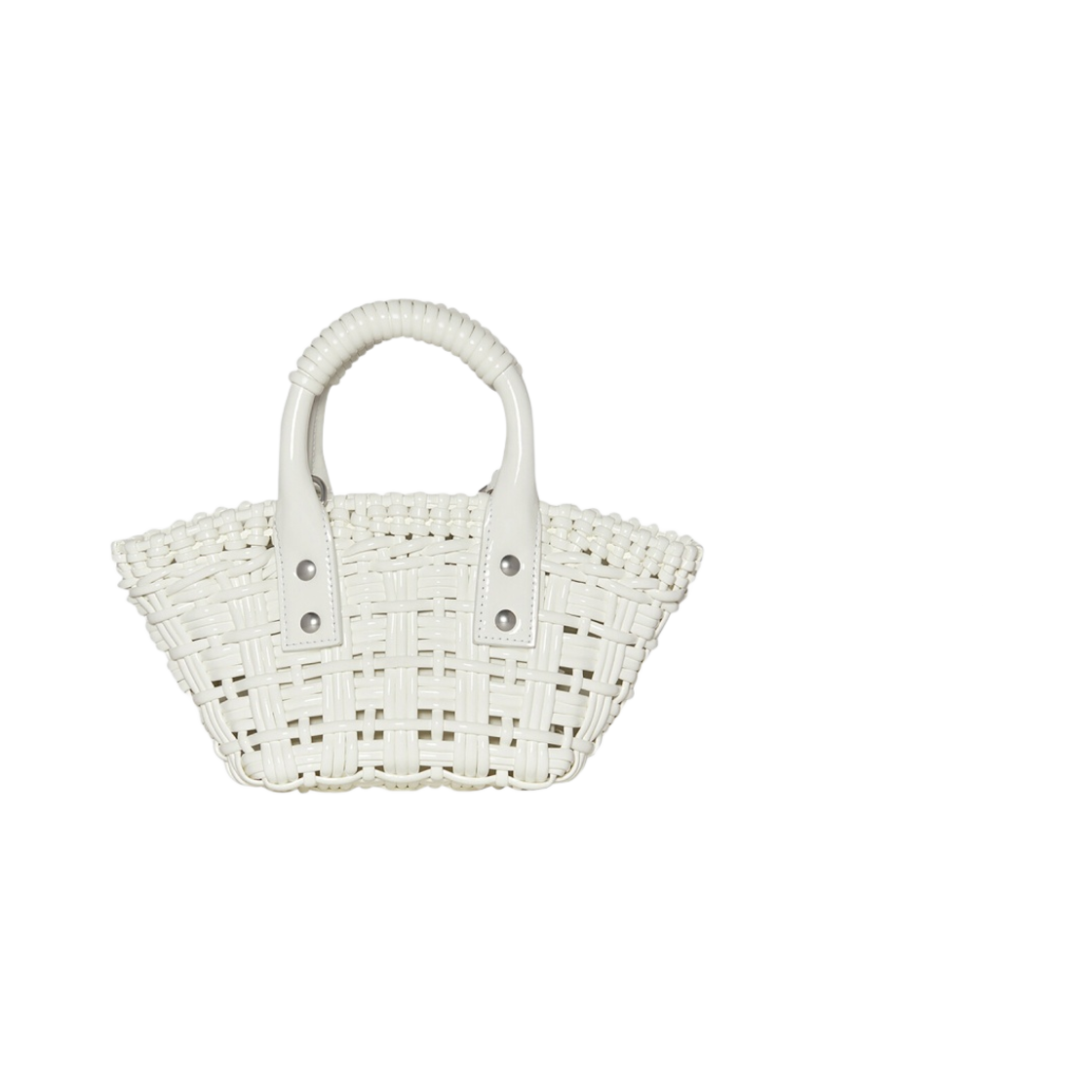 발렌시아가 비스트로 XXS 스트랩 베스킷 화이트(Balenciaga Bistro XXS Strap Basket White) - 3