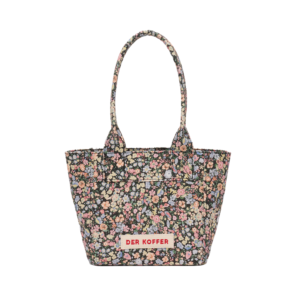 2512011052 Der Koffer Shopper Vintage Flower Mini Black