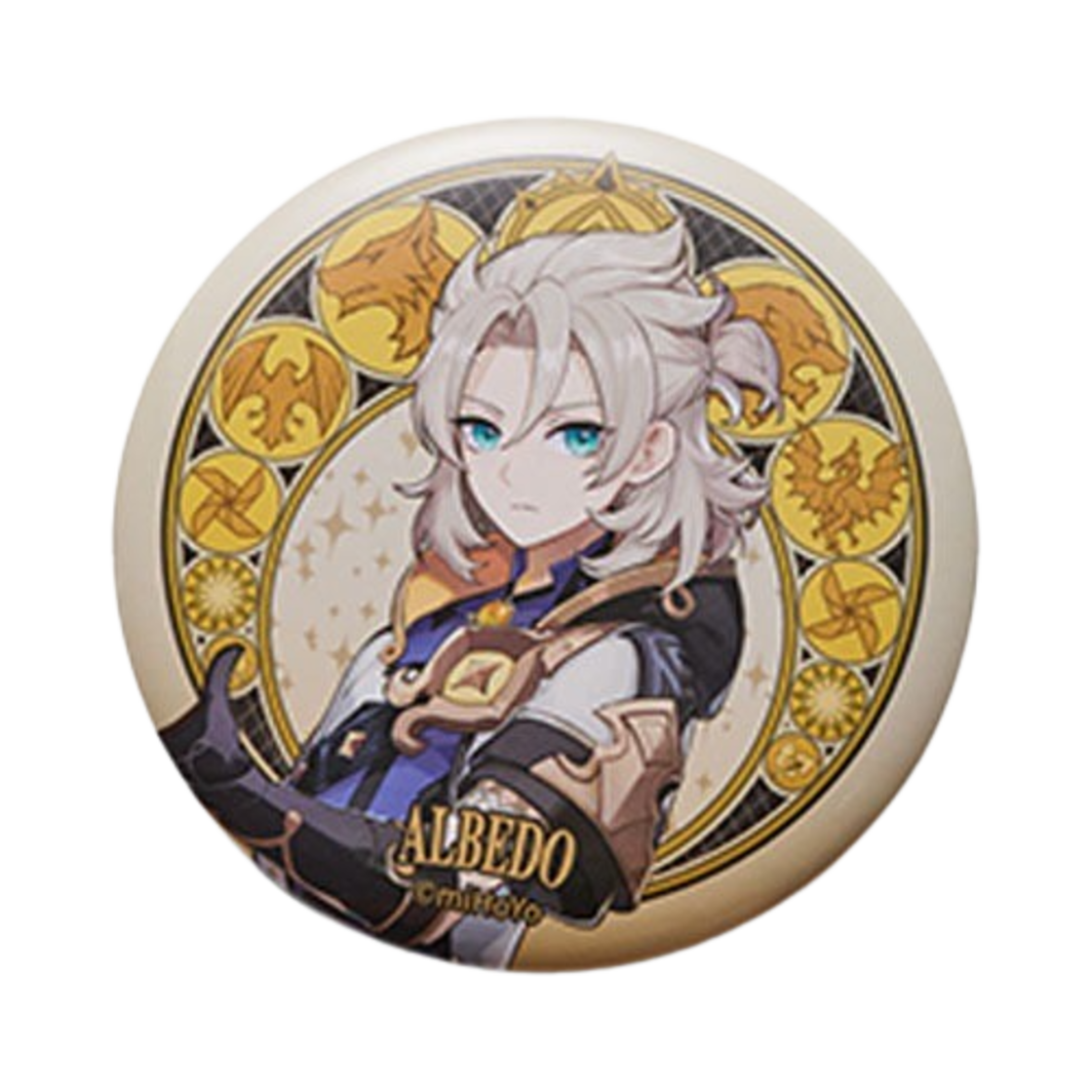 6974096530052 Genshin Badge Mondstadt Theme Albedo