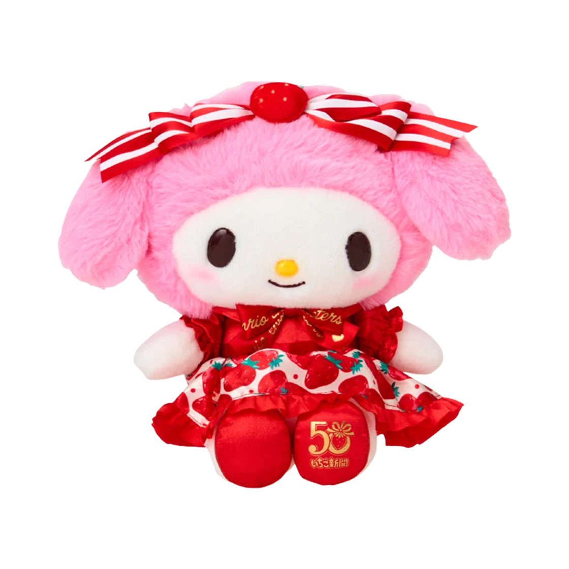 838942 Sanrio My Melody Stuffed Toy 50th Anniversary of Ichigo Shimbun