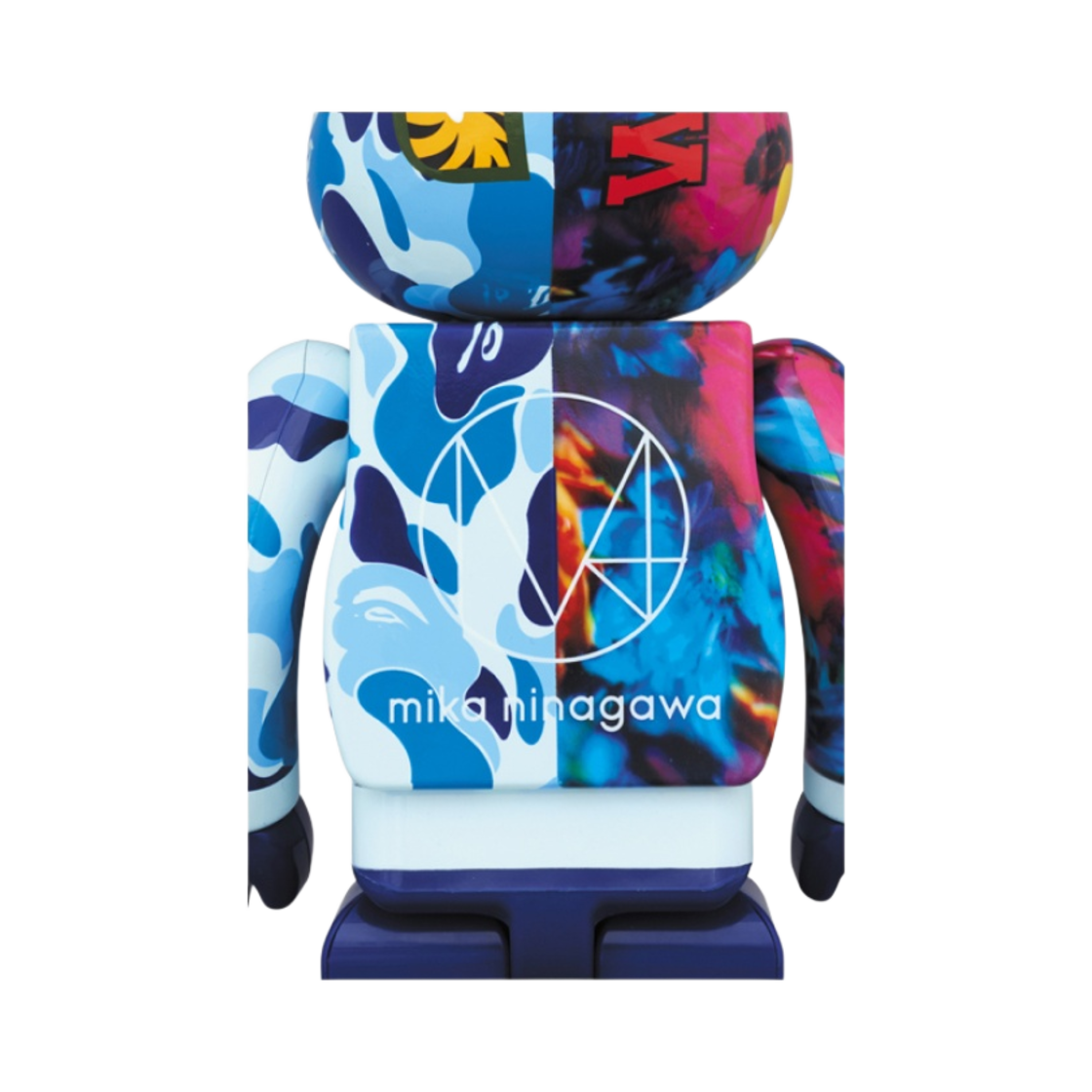 베어브릭 x 베이프 x M / 미카 니나가와 샤크 100% & 400% 세트 블루(Bearbrick x BAPE x M / Mika Ninagawa Shark 100% & 400% Set Blue) - 4