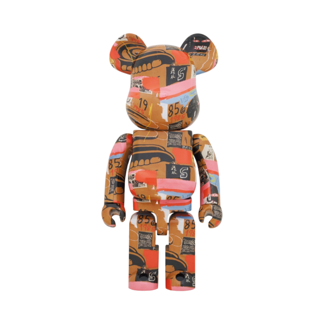 베어브릭 앤디 워홀 x 장미셸 바스키아 #2 1000%(Bearbrick Andy Warhol x Jean-Michel Basquiat #2 1000%)