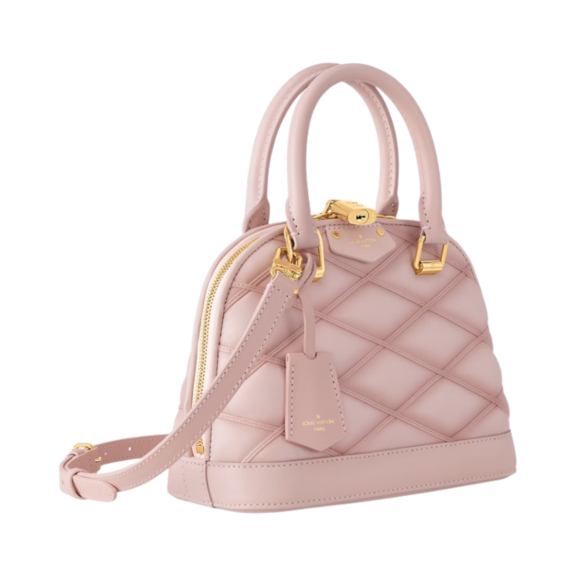 M24453 Louis Vuitton Alma BB Malletage Leather Rosabella - #2
