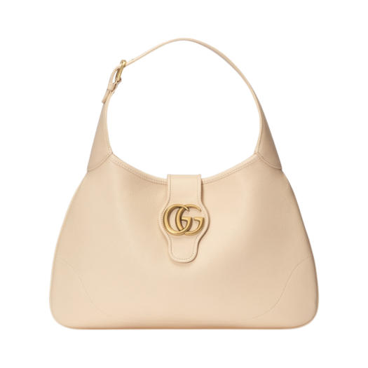 Gucci Aphrodite Medium Shoulder Bag Ivory Leather
