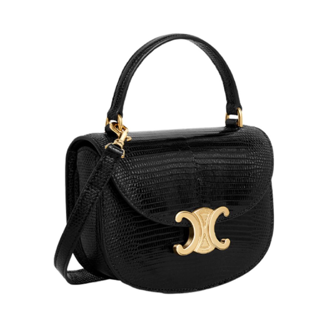 셀린느 미니 베사체 클레아 리자드 블랙(Celine Mini Besace Clea in Lizard Black) - 2